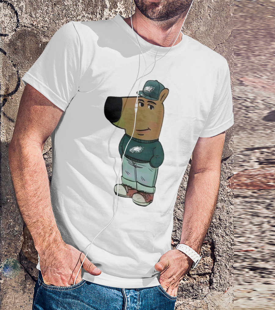 I Am Just A Chill Guy Philadelphia Eagles Character In Hat T-Shirt