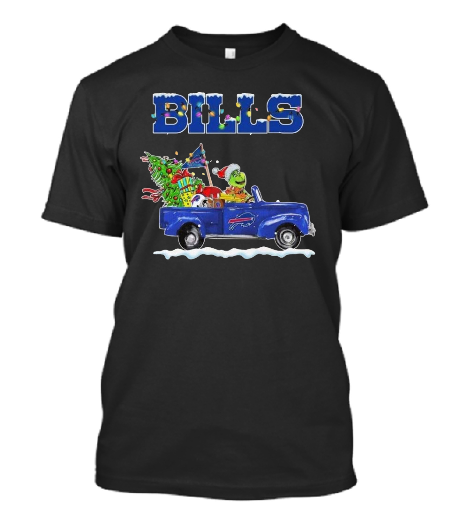 Buffalo Bills The Grinch Christmas 2024 Car Ride T-Shirt