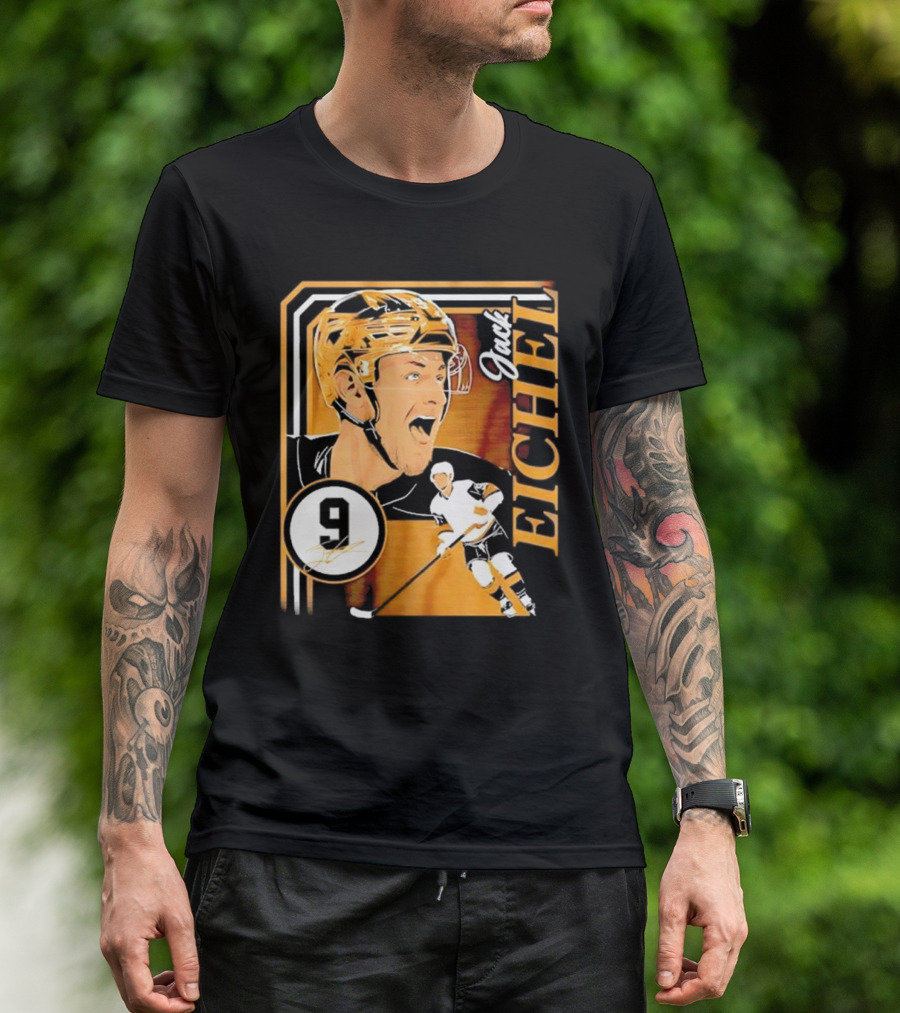 Jack Eichel Las Vegas Hockey Collage Frame T-Shirt