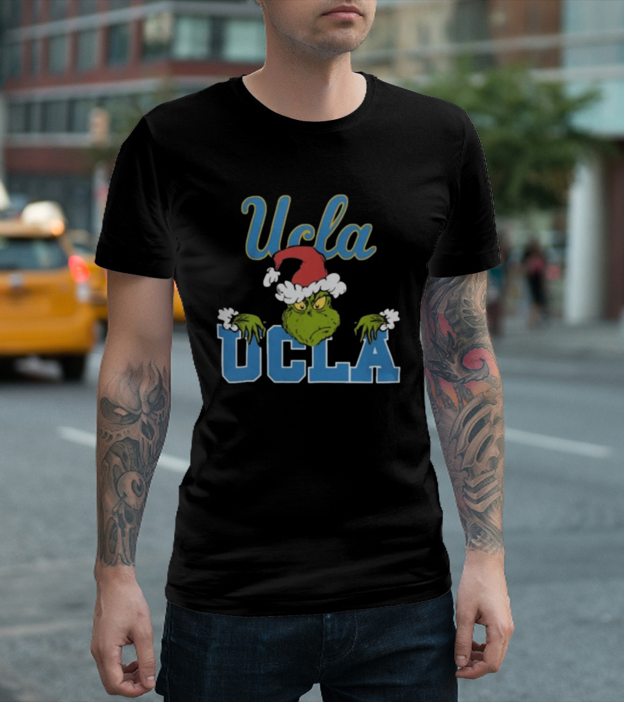 UCLA Bruins NCAA Football Grinch Christmas T-Shirt