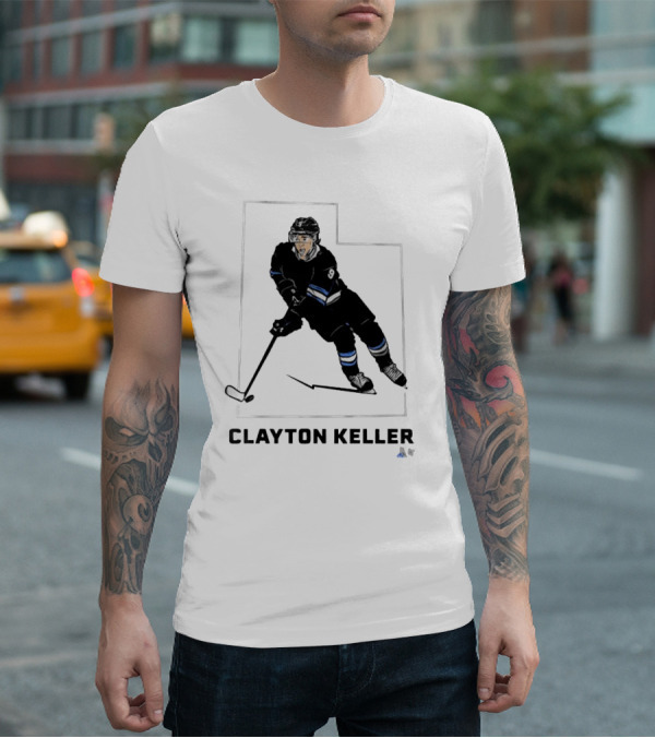 Clayton Keller Hockey Star In State Outline T-Shirt