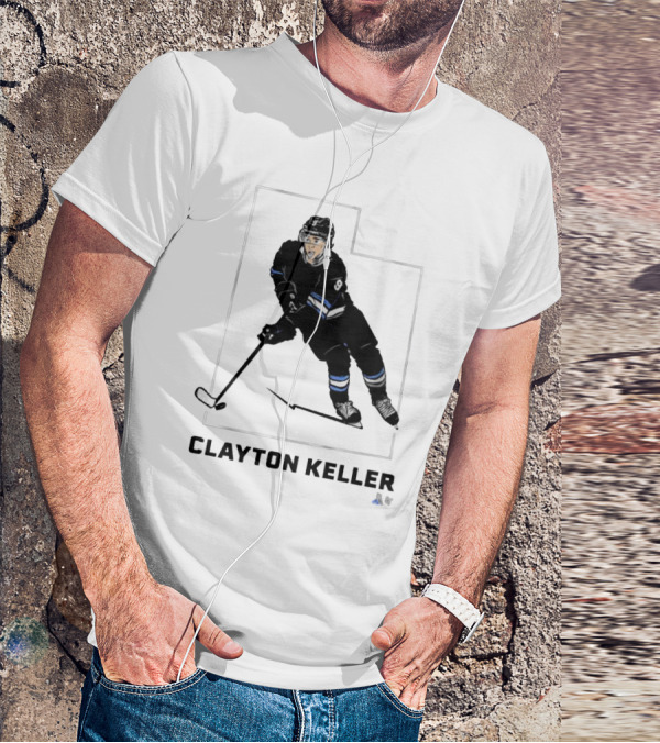 Clayton Keller Hockey Star In State Outline T-Shirt