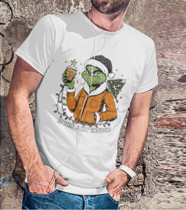 Tennessee Volunteers Grinch Is This Jolly Enough Merry Christmas T-Shirt