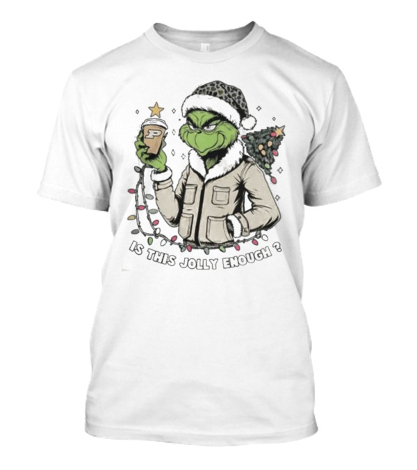 Purdue Boilermakers Santa Grinch Is This Jolly Enough T-Shirt