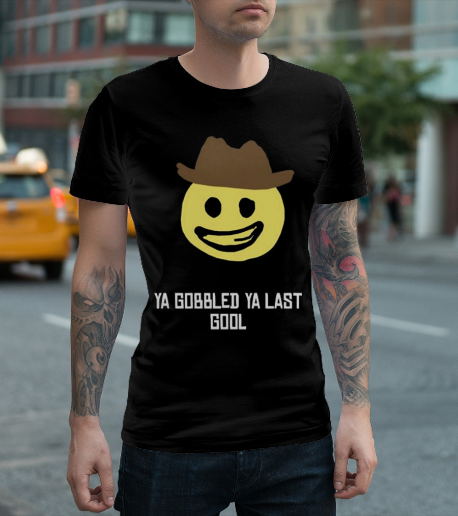 Jackbox Games Ya Gobbled Ya Last Gool Cowboy Emoji T-Shirt