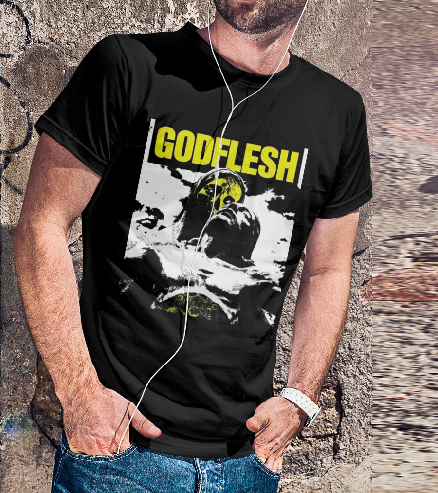 Godflesh Tour 2025 Religious Imagery And Dramatic Portraiture T-Shirt