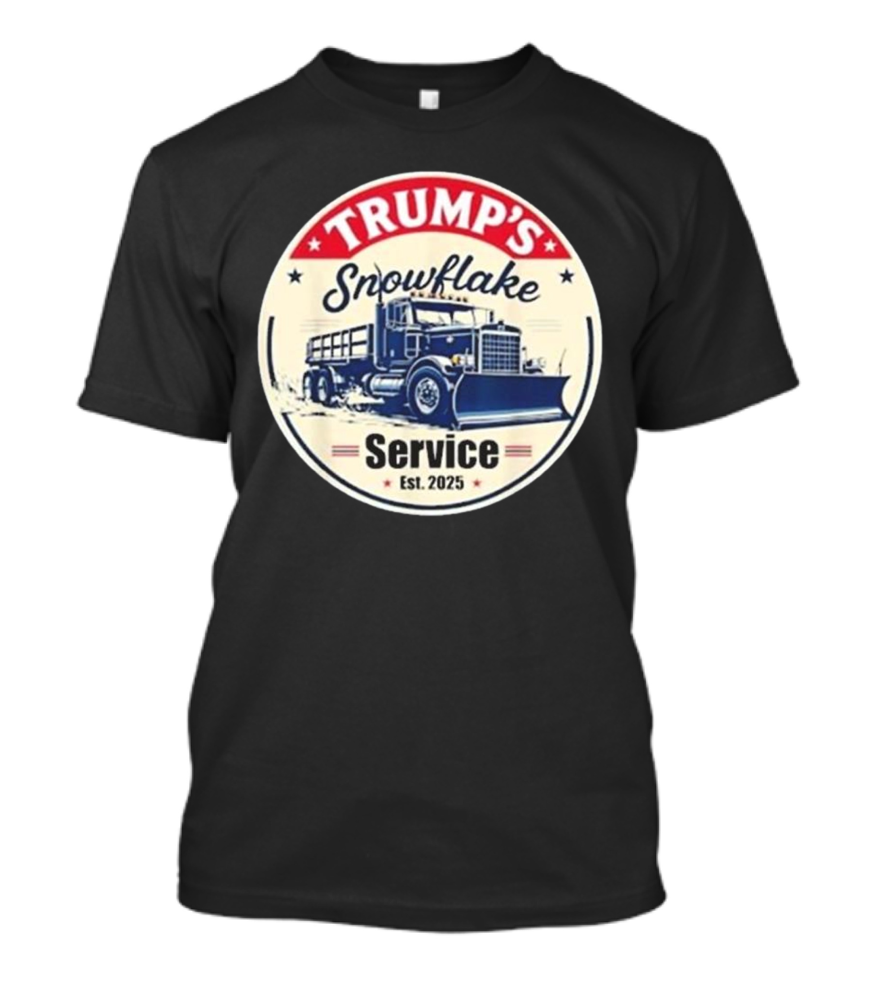 Trump’s Snowflake Removal Service Truck Graphic Est. 2025 T-Shirt