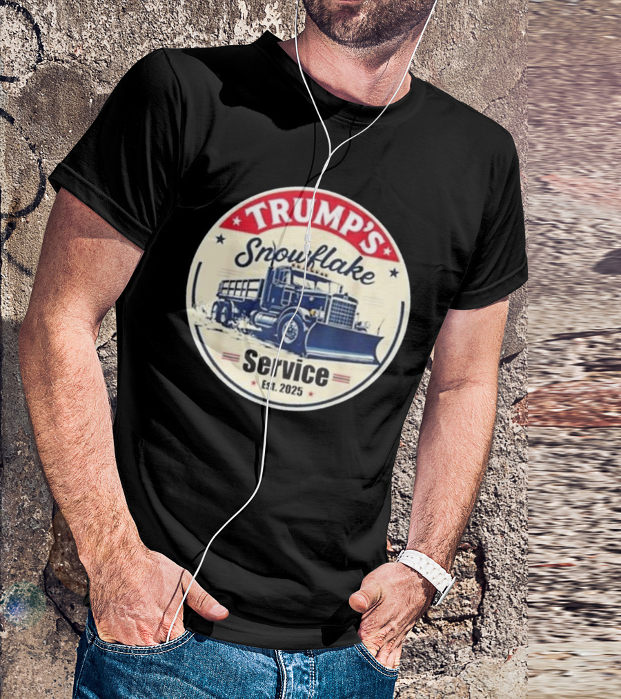 Trump’s Snowflake Removal Service Truck Graphic Est. 2025 T-Shirt
