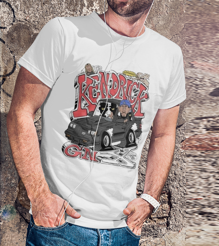 Kendrick GNX Freakorico Cartoon Car T-Shirt