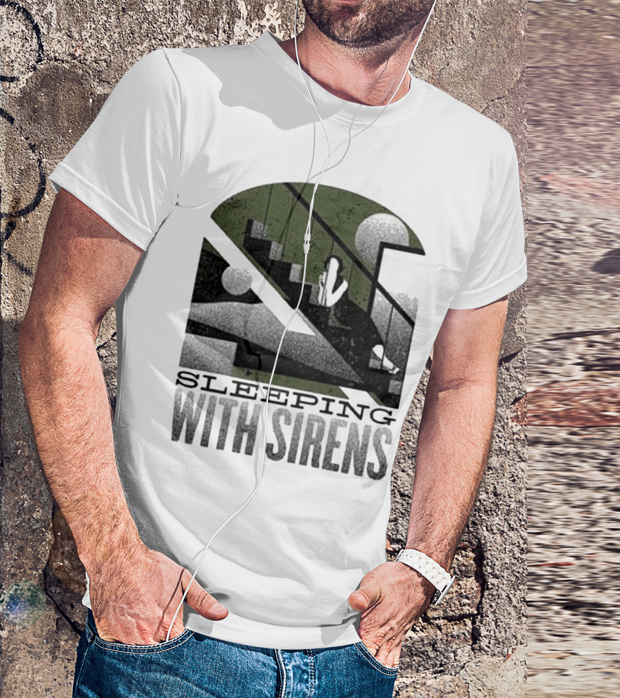 Sleeping With Sirens Stairs Retro Minimalist T-Shirt