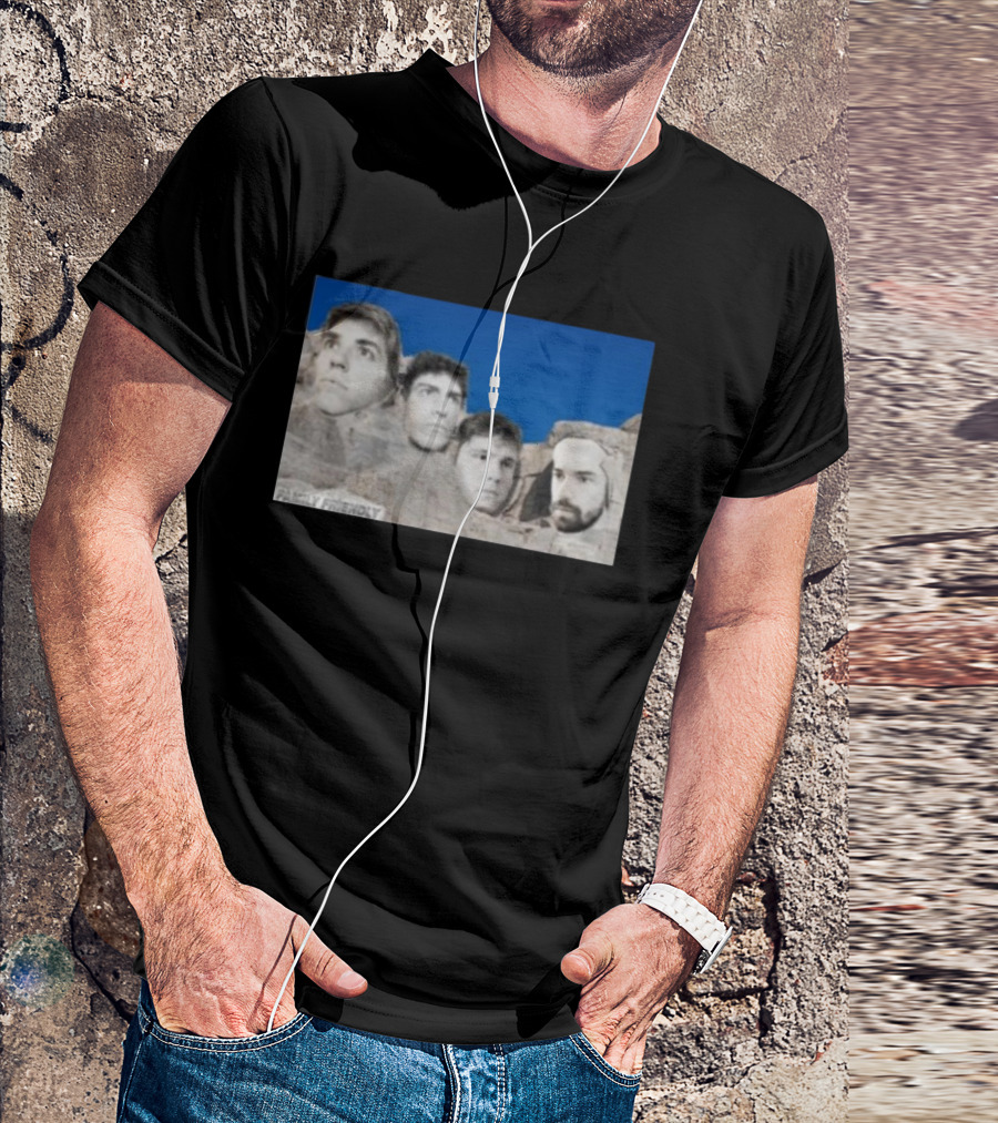 Family Friendly Mt. Rushmore Faces T-Shirt