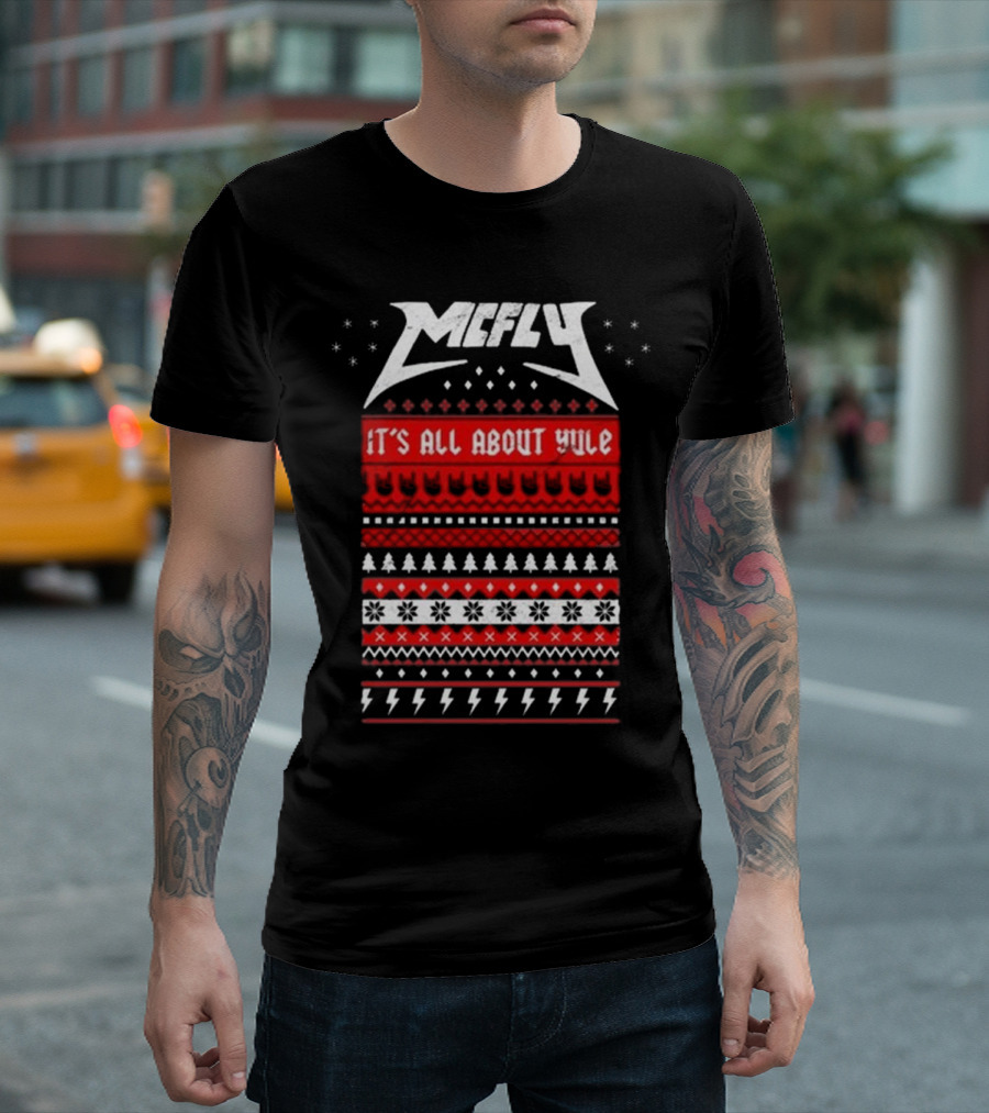 Mcfly Christmas It's All About Yule Festive T-Shirt