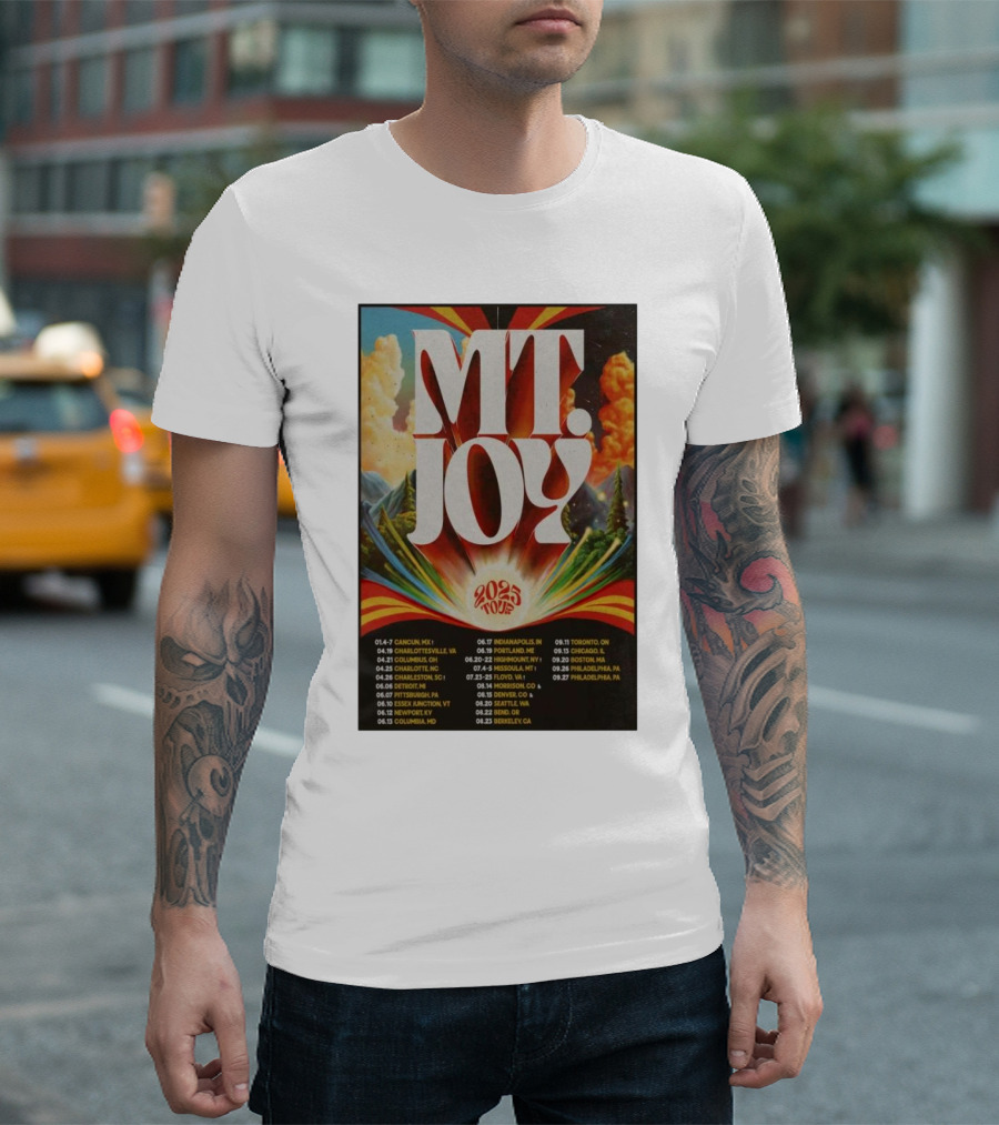 MT. Joy 2025 Tour Dates Cancun Charlottesville Dallas Louisville Charleston Indianapolis Madison St. Louis Seattle Toronto Chicago Houston Philadelphi