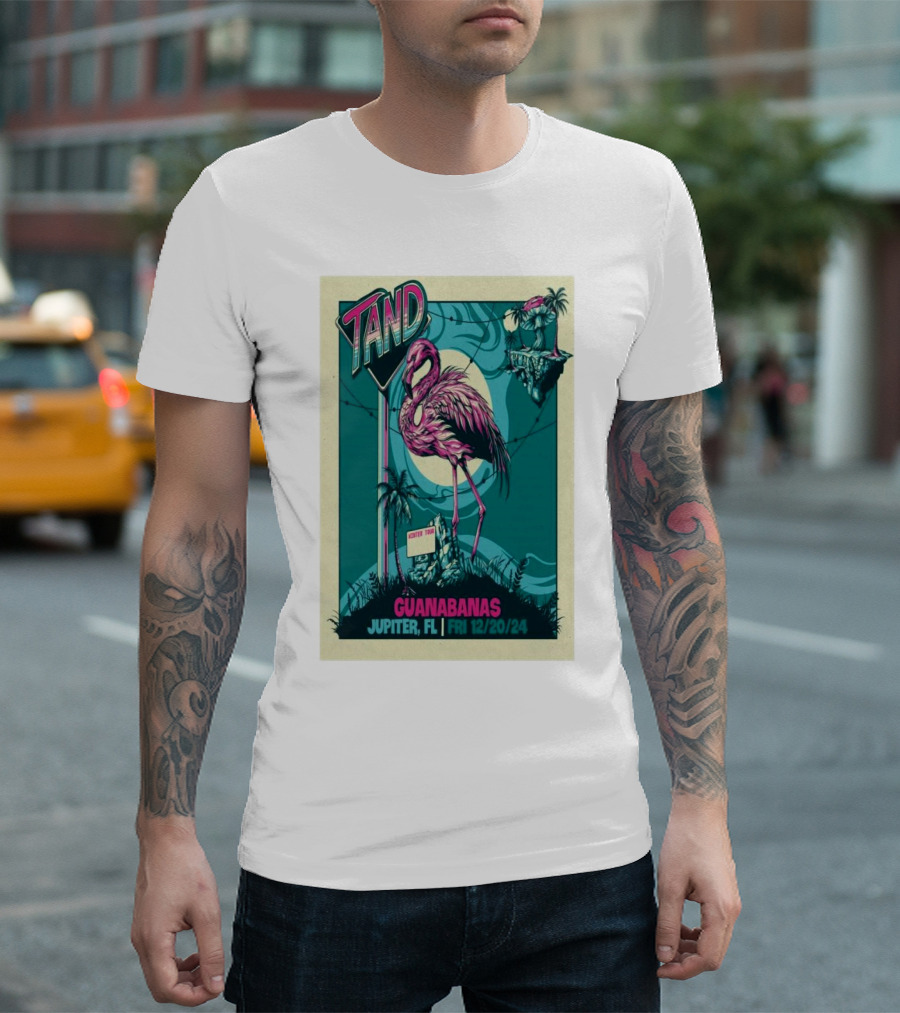 Tand Band Flamingo Guanabanas Jupiter FL December 20 T-Shirt