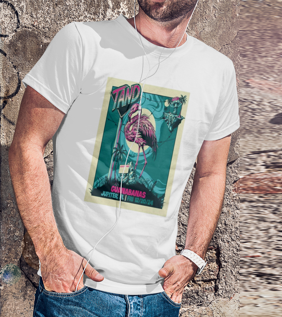 Tand Band Flamingo Guanabanas Jupiter FL December 20 T-Shirt