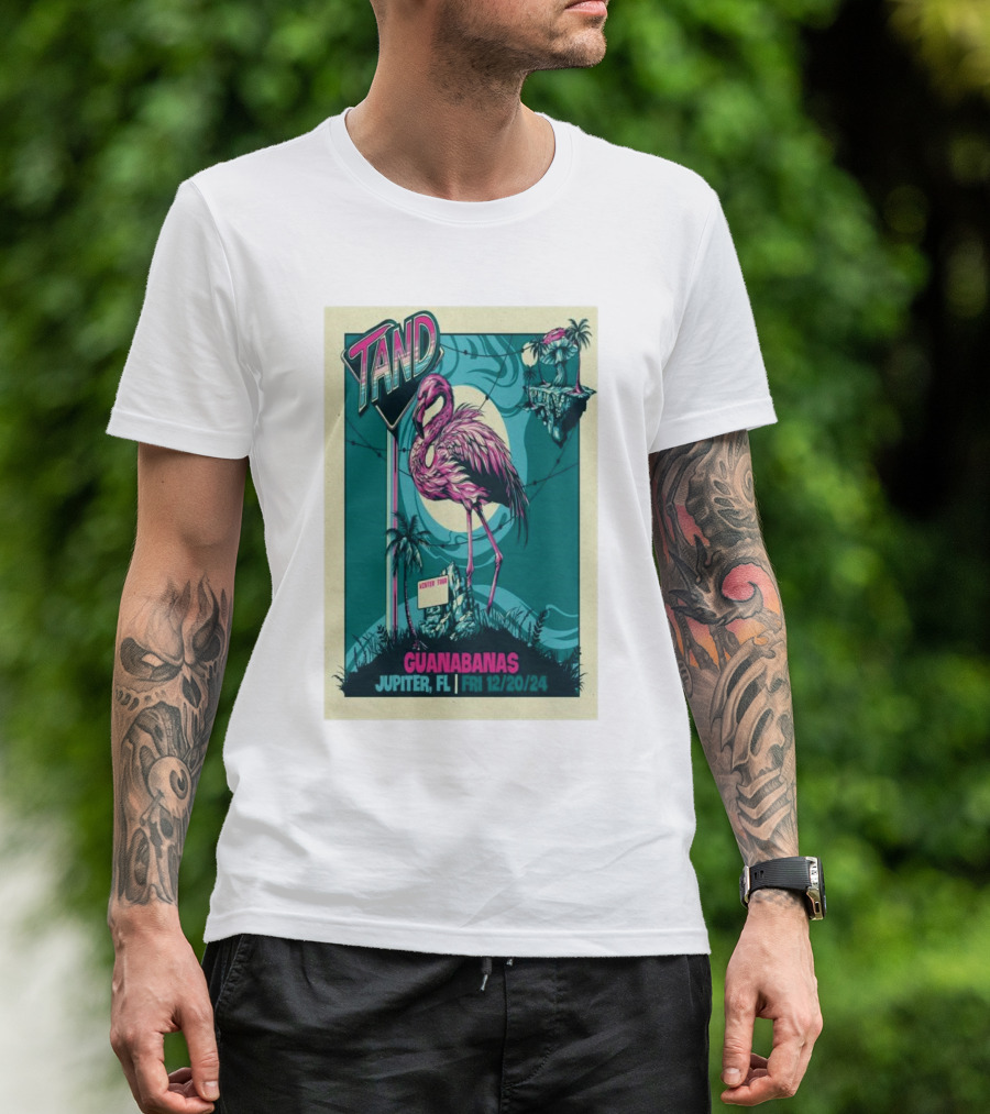 Tand Band Flamingo Guanabanas Jupiter FL December 20 T-Shirt