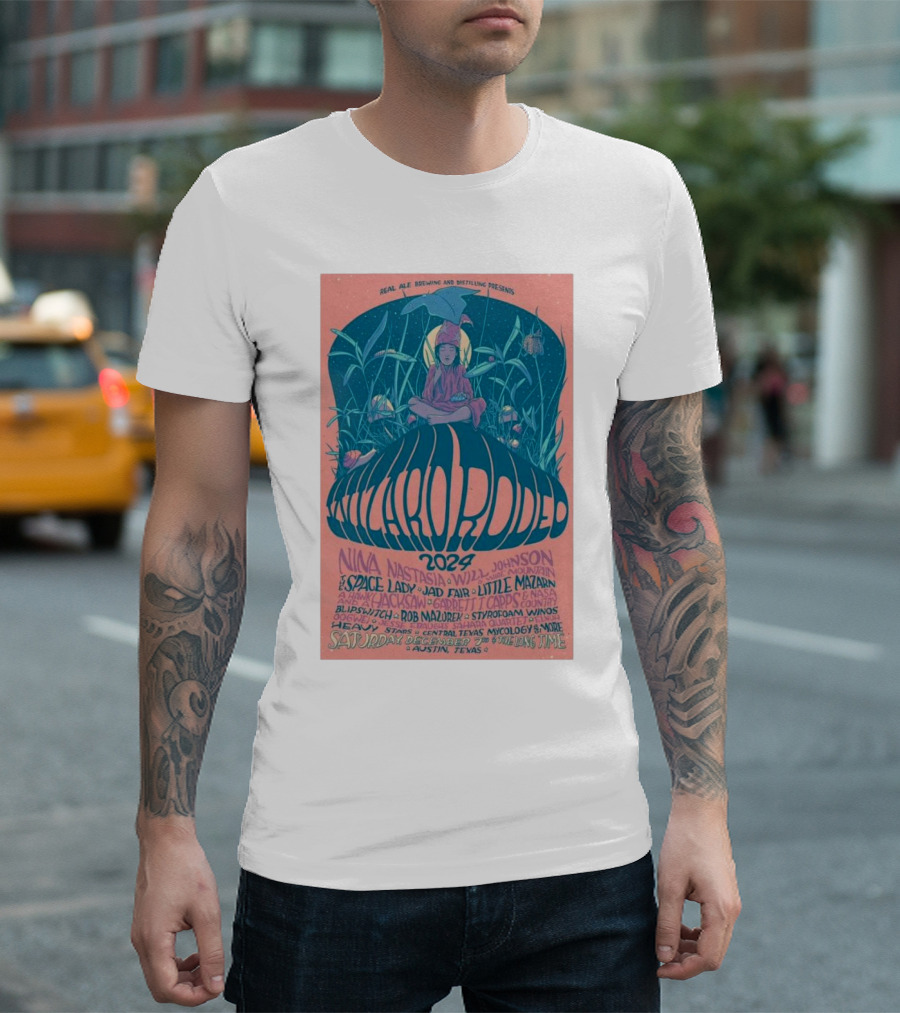 Real Ale Brewing Presents Wizard Rodeo 2024 Central Texas McGillicuddy Saturday December 7 Austin Texas T-Shirt