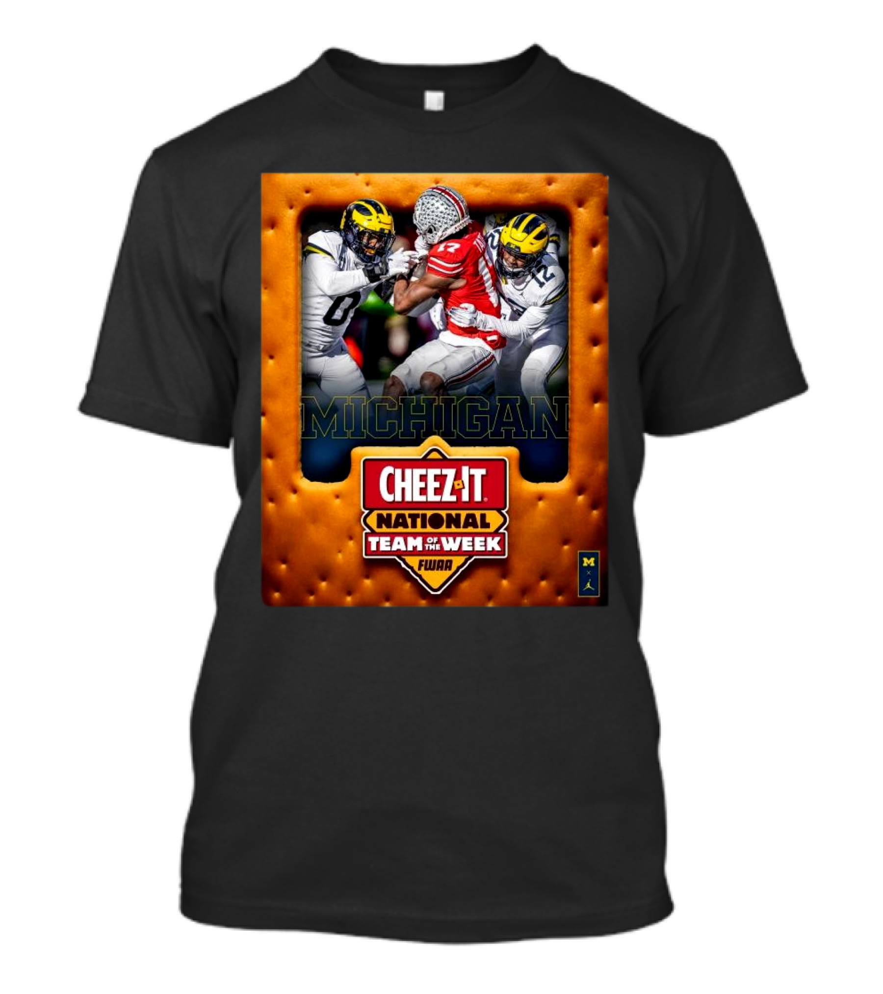 Michigan Wolverines Vs Ohio State Buckeyes 2024 Cheez It National Team Of The Week T-Shirt