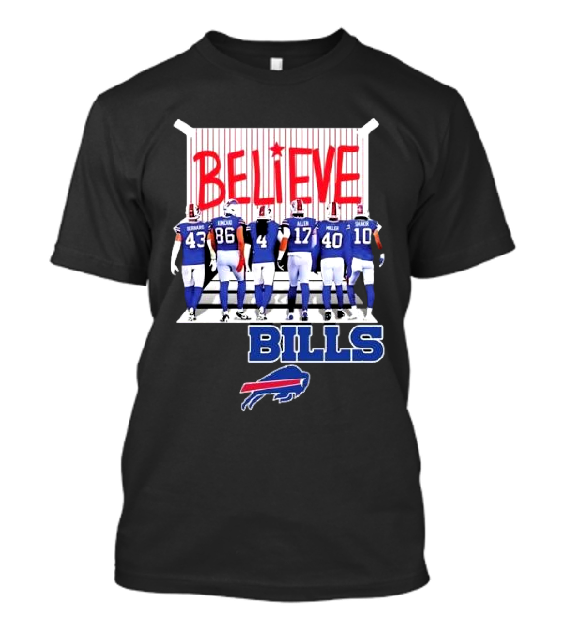 Buffalo Bills Players Believe 2024 Go Bills Believe Bills Buffalo Bills T-Shirt