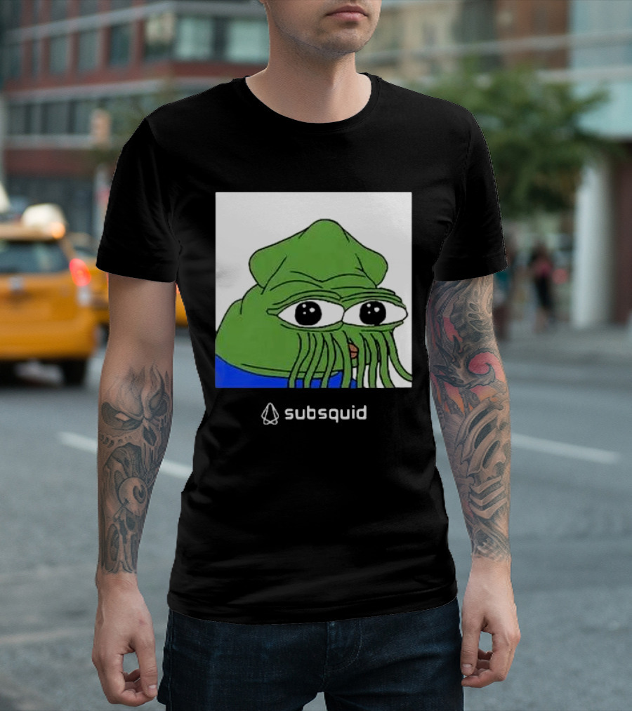 Dima Zhelezov Pepe The Frog Meme Subsquid T-Shirt