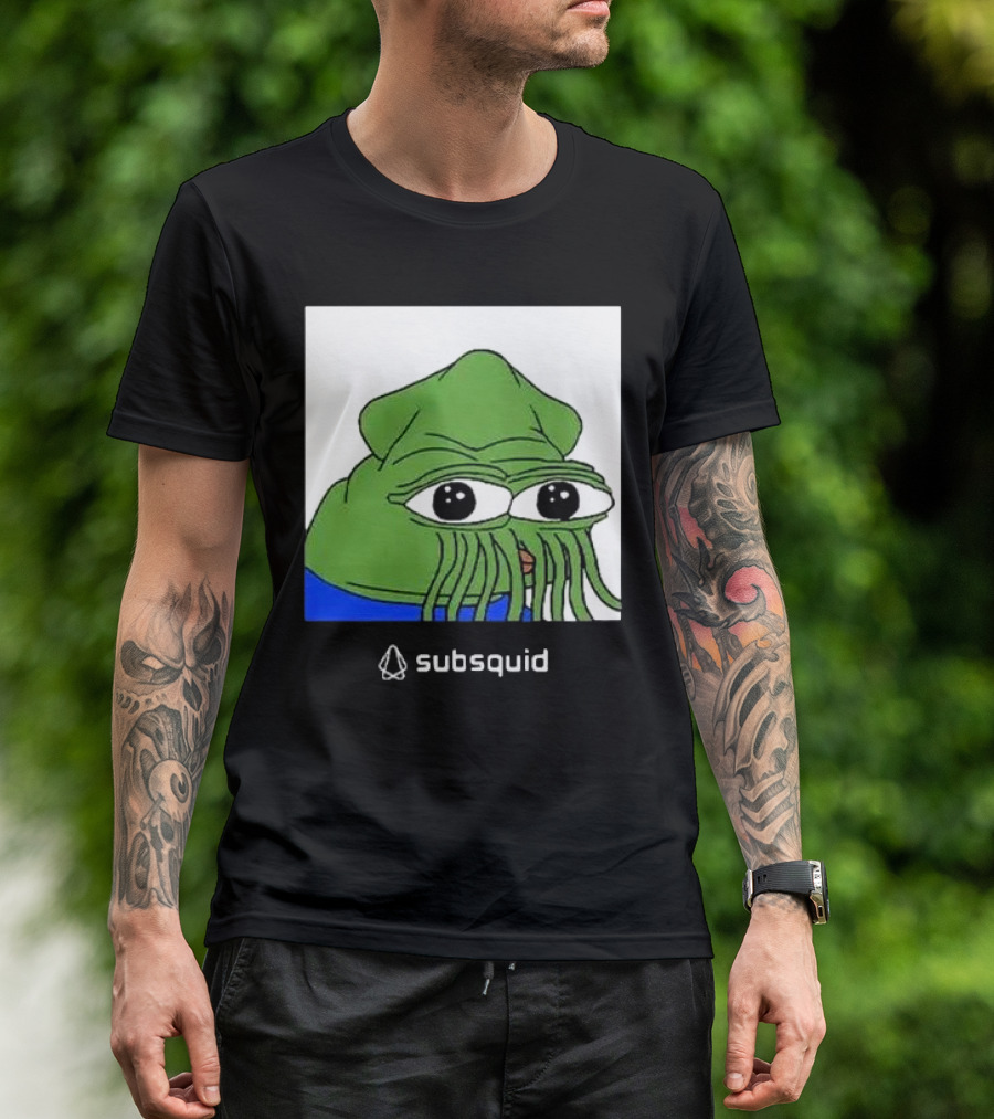 Dima Zhelezov Pepe The Frog Meme Subsquid T-Shirt