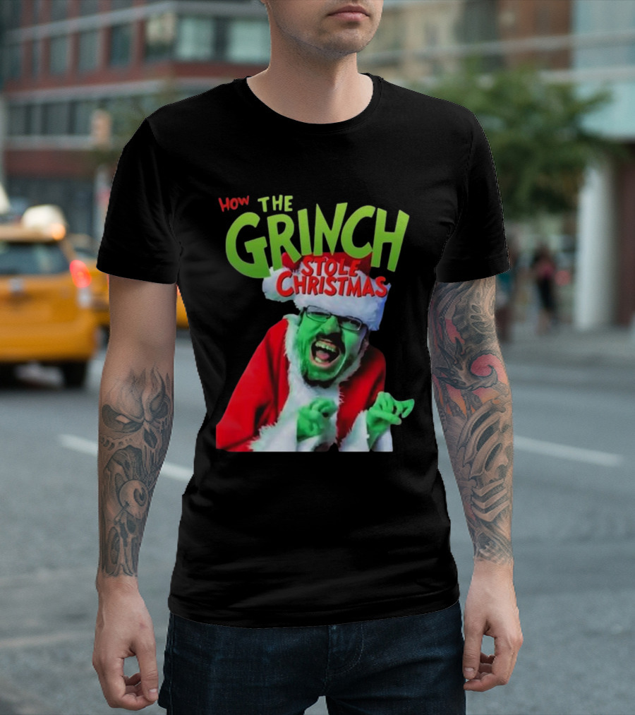 How The Grinch Stole Christmas Santa Costume Fun T-Shirt