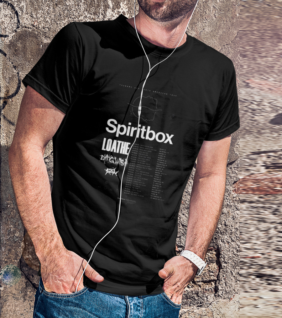 Spiritbox 2025 North American Tour Featuring Loathe And Dying Wish T-Shirt