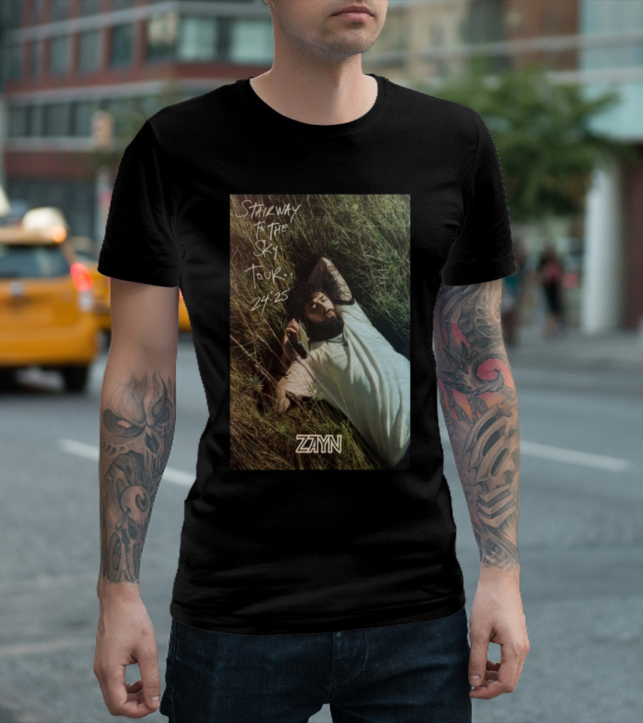 Stairway To The Sky Tour 24-25 Zayn Laying in Grass T-Shirt