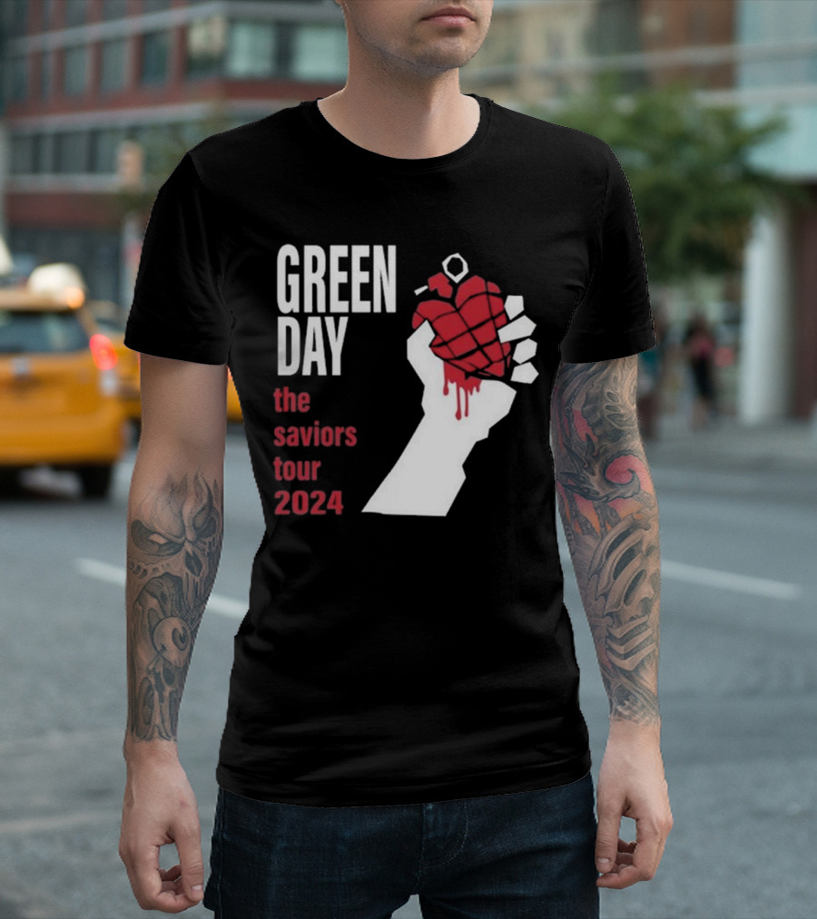 Green Day The Saviors Tour T-Shirt