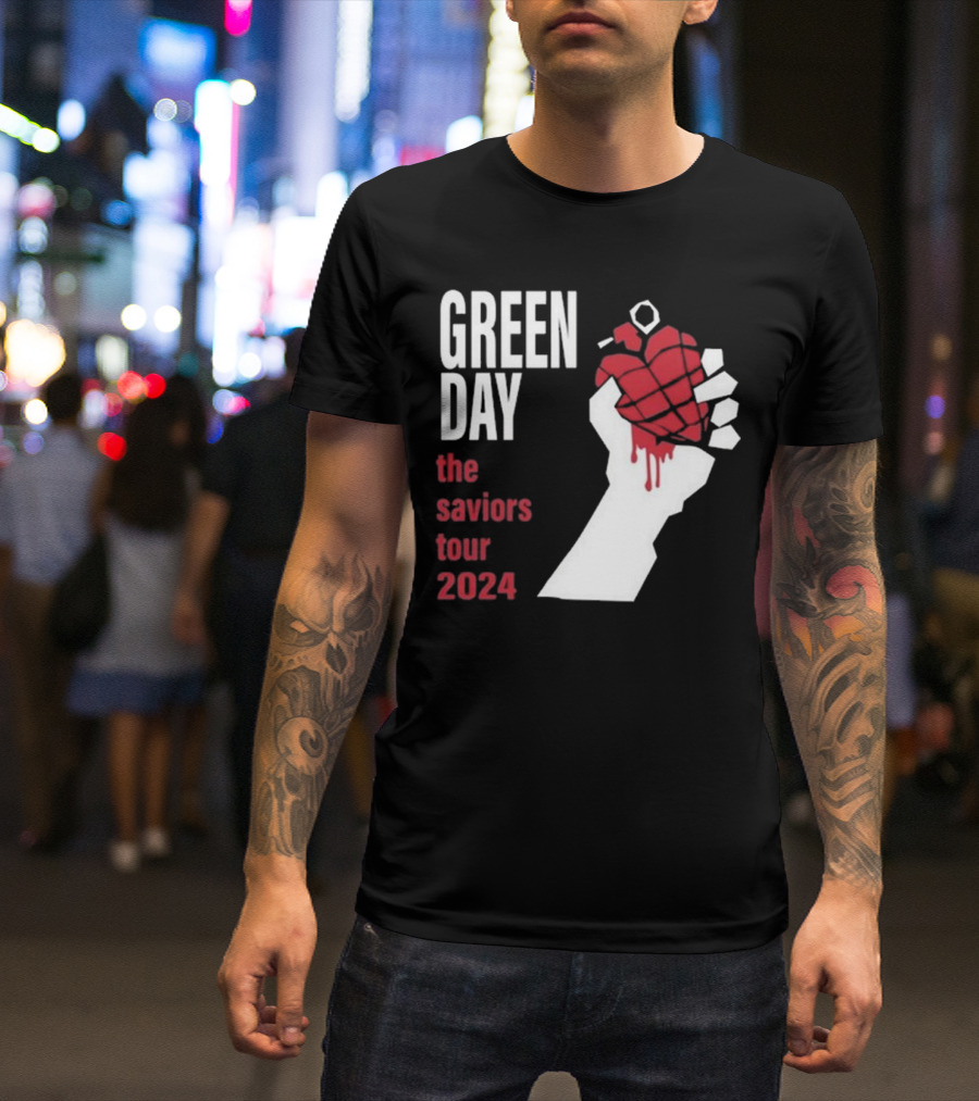 Green Day The Saviors Tour T-Shirt