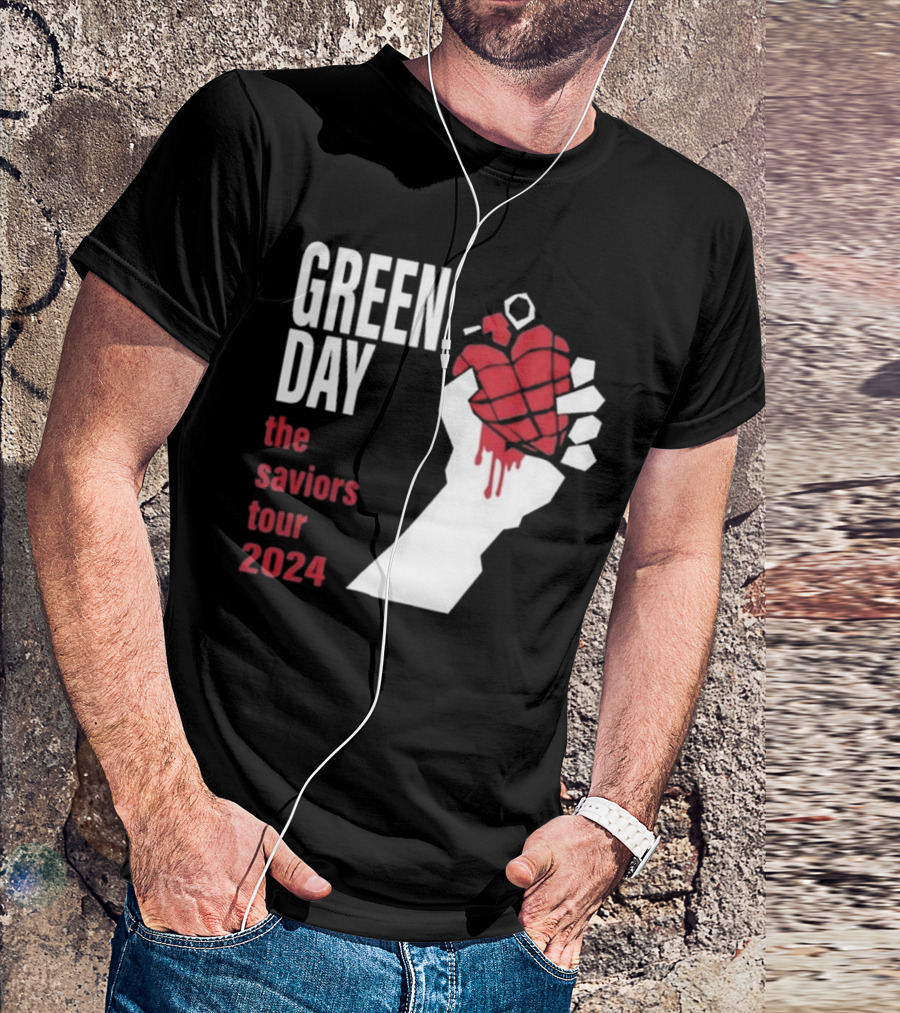 Green Day The Saviors Tour T-Shirt