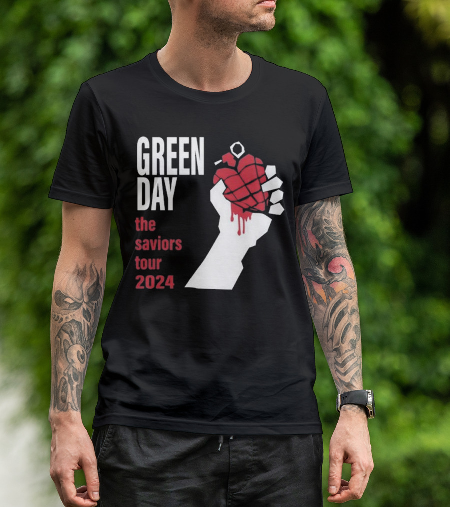 Green Day The Saviors Tour T-Shirt