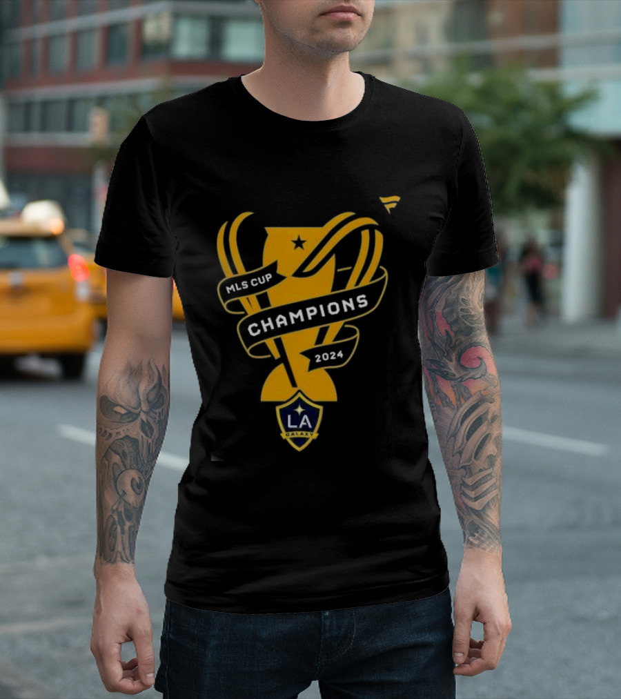 LA Galaxy 2024 MLS Cup Champions Toddler Locker Room T-Shirt