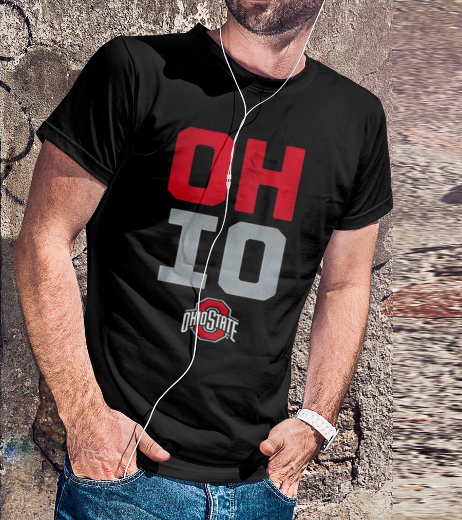 Ohio State OH-IO Slogan With Ohio State University T-Shirt