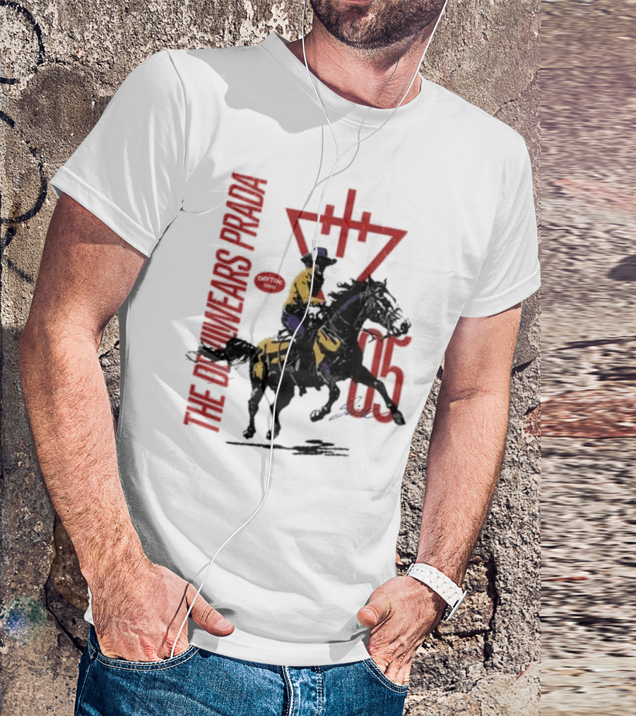 THE DEVIL WEARS PRADA DAYTON OHIO 06 COWBOY HORSE RIDER T-Shirt