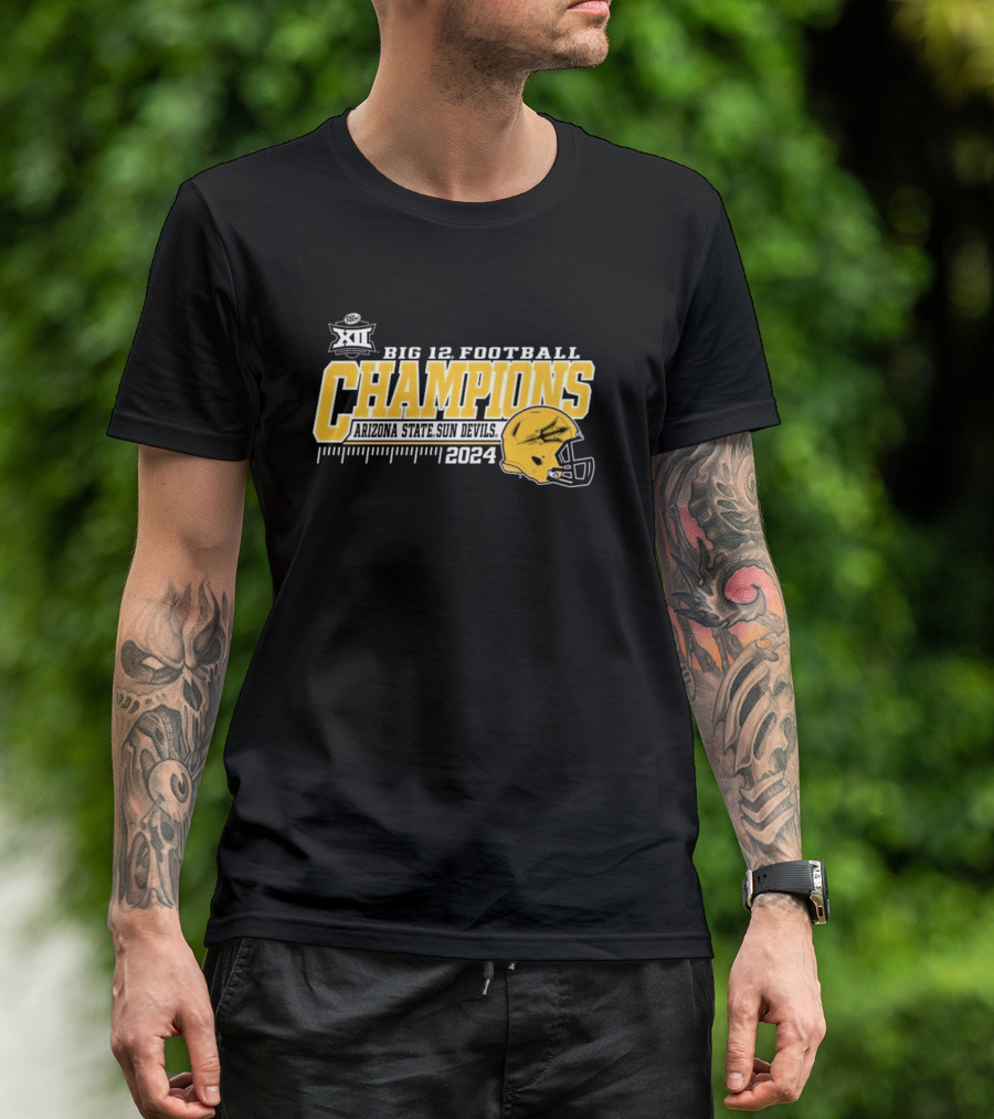 Big 12 Football Champions Arizona State Sun Devils T-Shirt