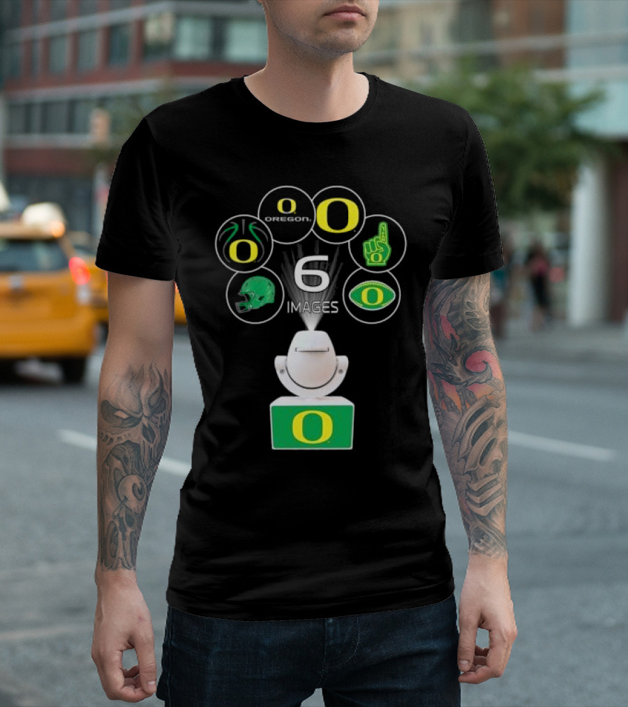 Oregon Ducks LED Mini Spotlight Projector Night Light with 6 Interchangeable T-Shirt