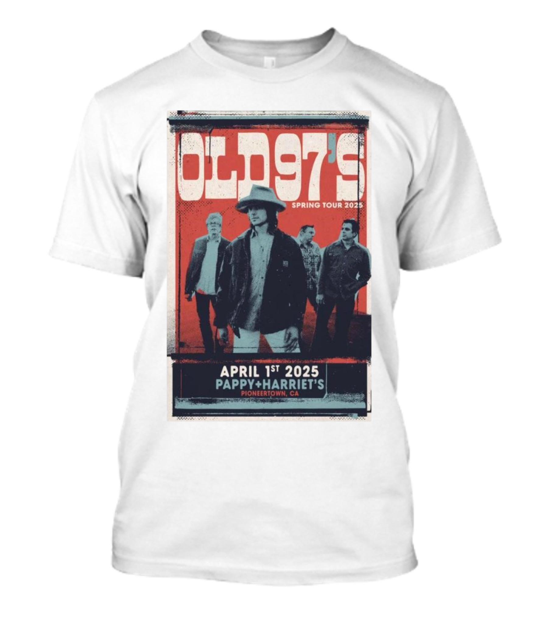 Old 97's Spring Tour 2025 April 1 Pappy + Harriet's Pioneertown CA T-Shirt