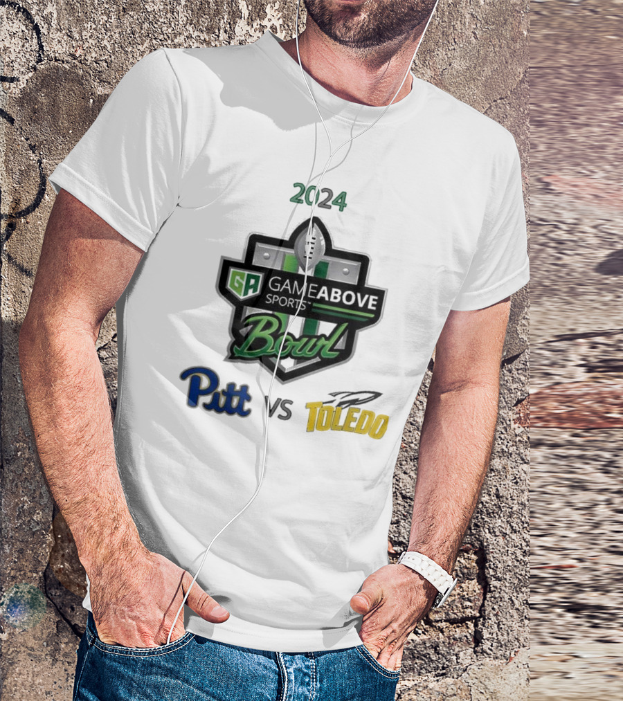 Pitt Panthers Vs Toledo Rockets 2024 GameAbove Sports Bowl December 26th NCAA Division T-Shirt