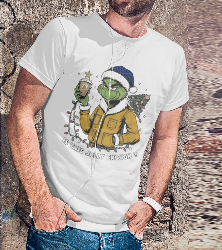 San José State Spartans Grinch Christmas Is This Jolly Enough? T-Shirt