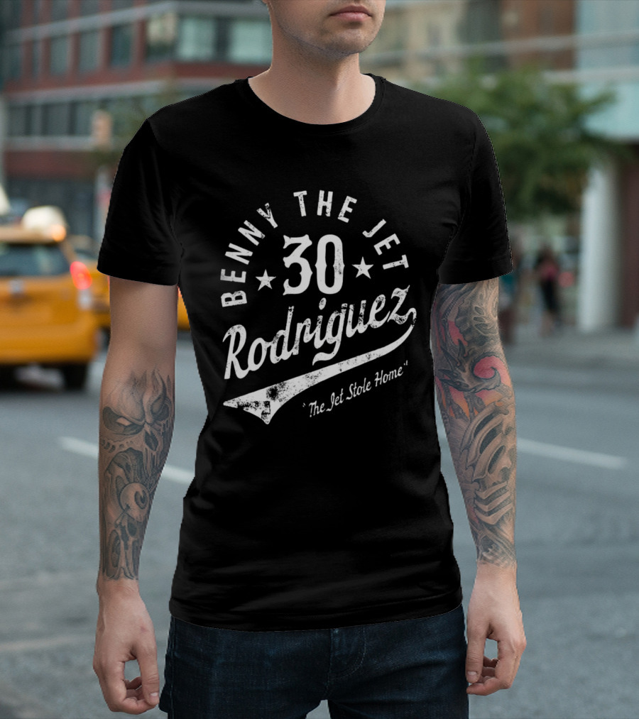 Benny The Jet Rodriguez 30 The Jet Stole Home T-Shirt