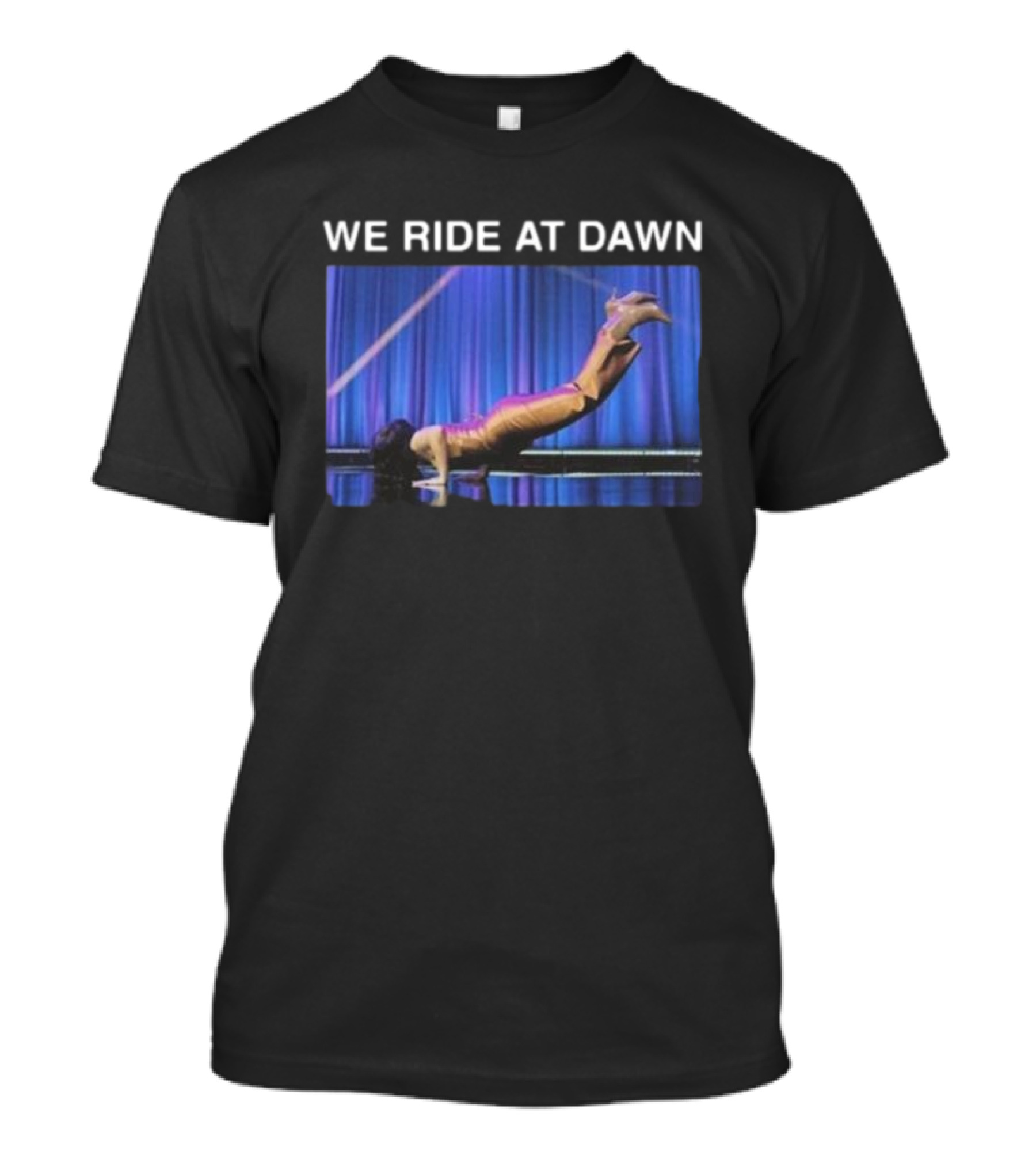 We Ride At Dawn Worm Plank Visual Humor T-Shirt