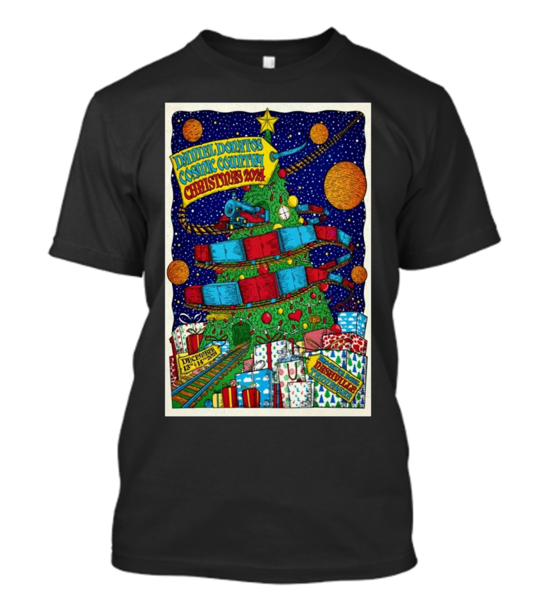 Daniel Donato's Cosmic Country Christmas 2024 December 13-14 Nashville TN T-Shirt