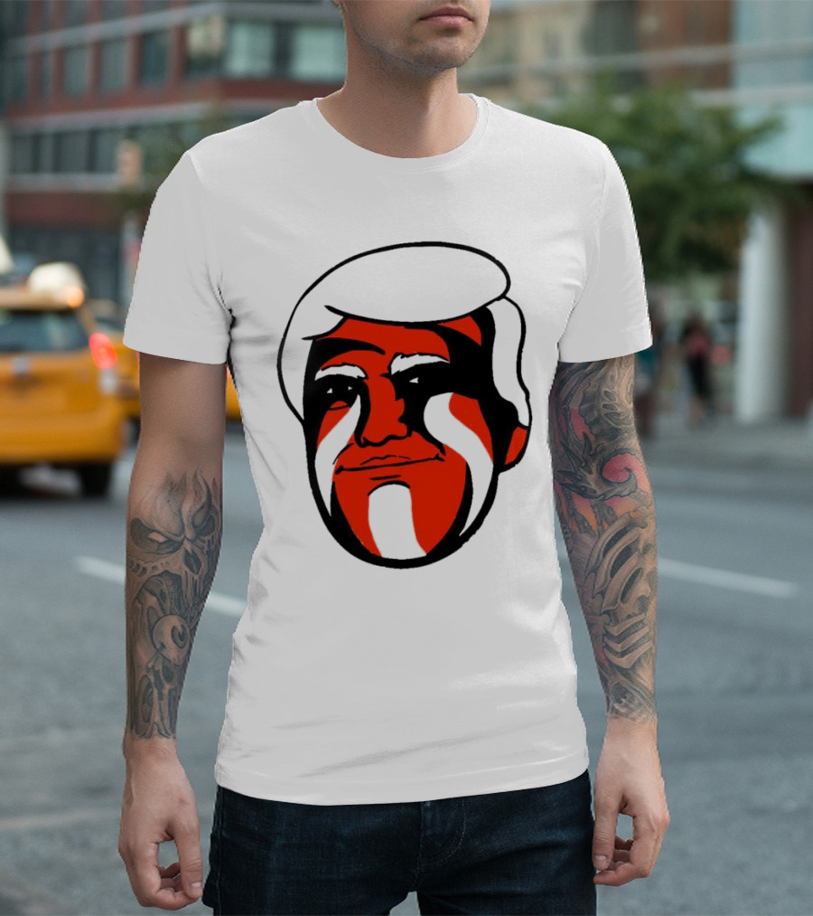 Donald Trump Cincinnati Bengals Face T-Shirt