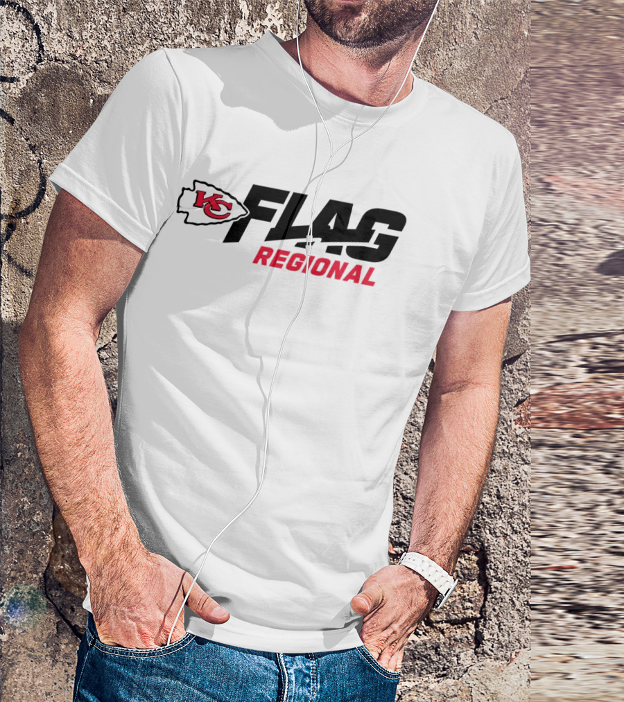 Kansas City Chiefs Flag Regional NFL 2025 Tournaments T-Shirt