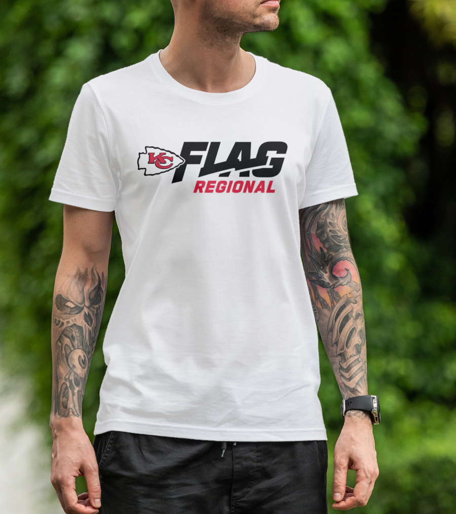 Kansas City Chiefs Flag Regional NFL 2025 Tournaments T-Shirt