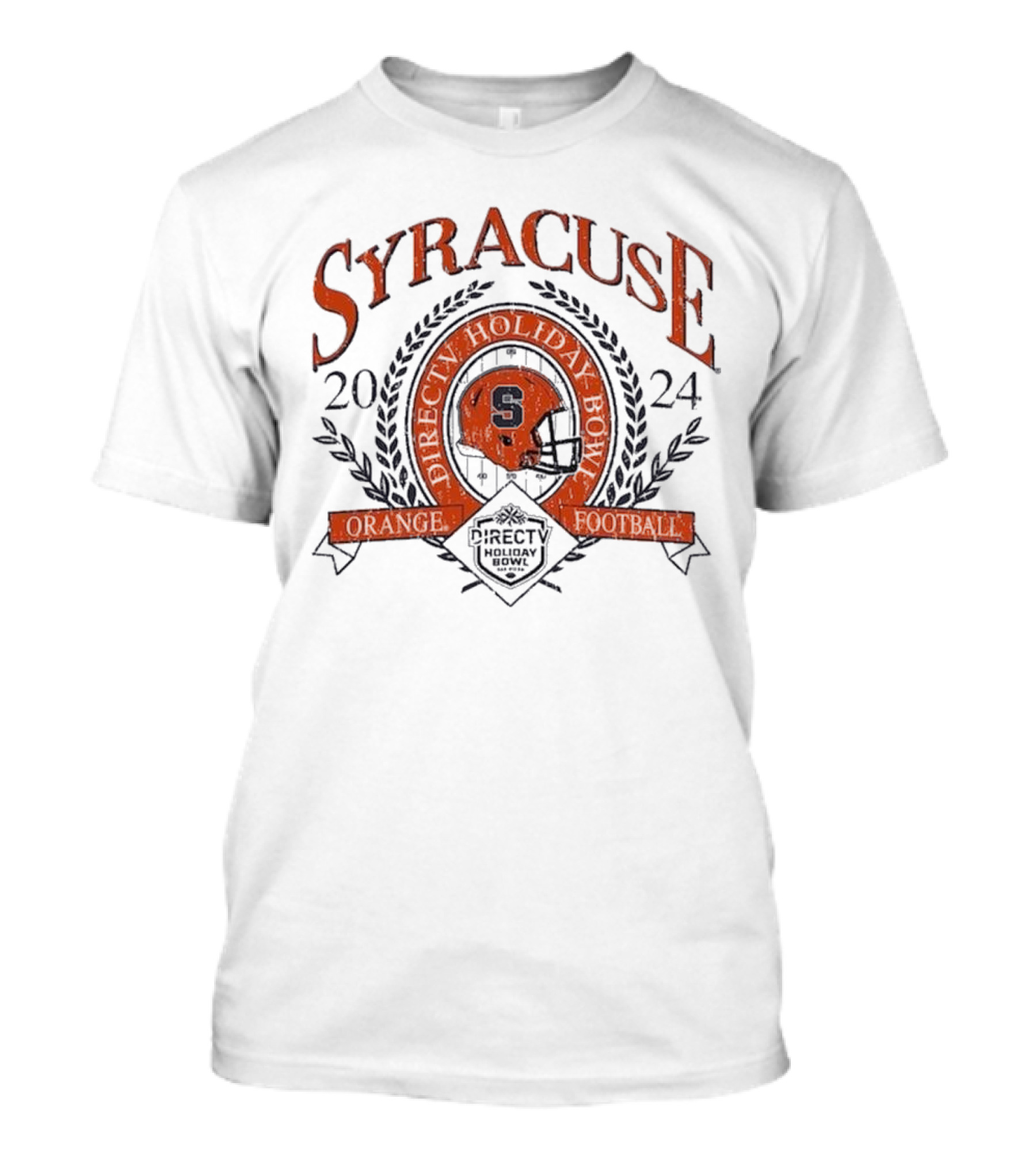 Syracuse Orange 2024 DIRECTV Holiday Bowl Football Helmet T-Shirt