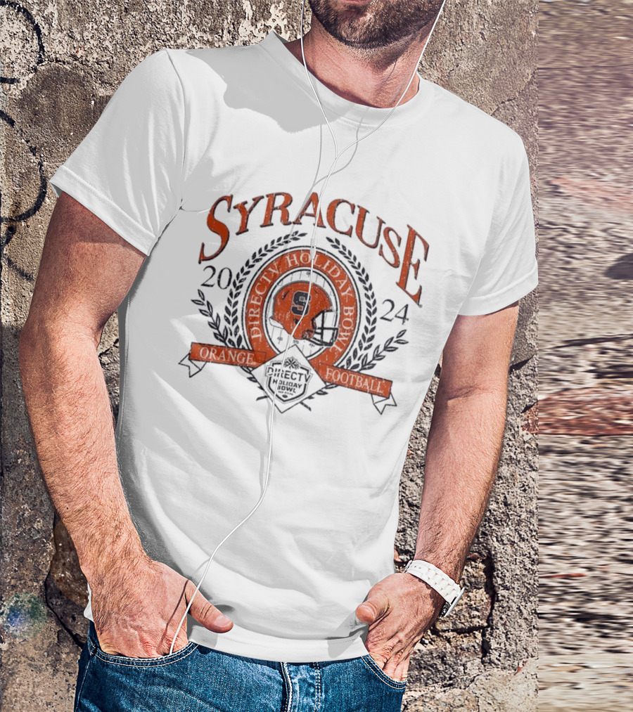 Syracuse Orange 2024 DIRECTV Holiday Bowl Football Helmet T-Shirt