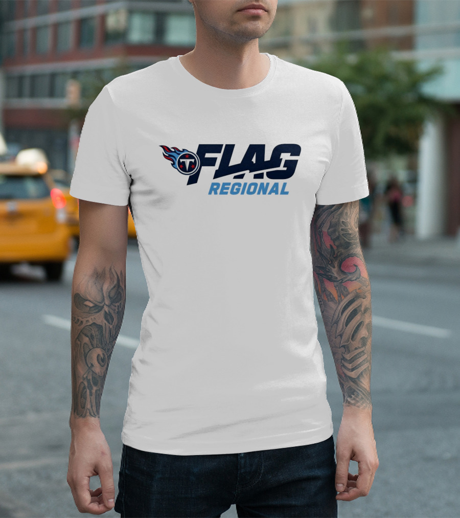 Tennessee Titans 2025 NFL Flag Regional T-Shirt