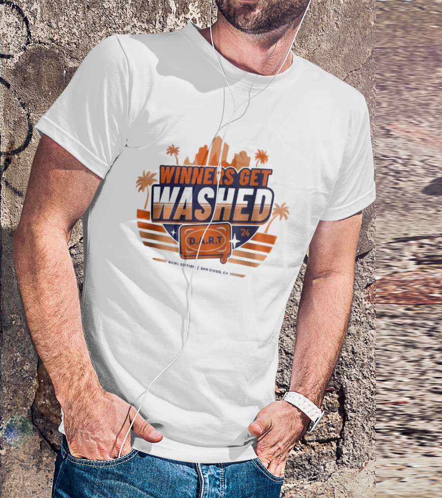Winners Get Washed D.A.R.T Bowl Edition San Diego CA T-Shirt